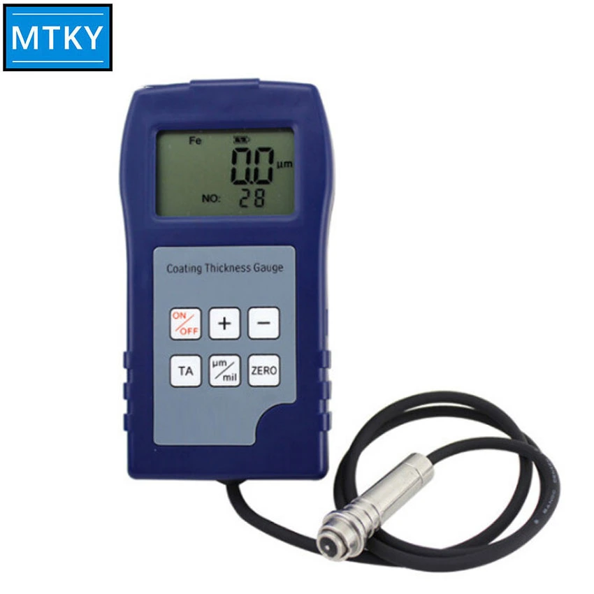 High Sensitivity Metal Probe Digital Coating Thickness Gauge Eddy Current Thickness Tester